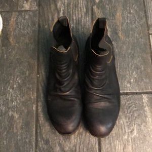 Bed Stu black rustic booties